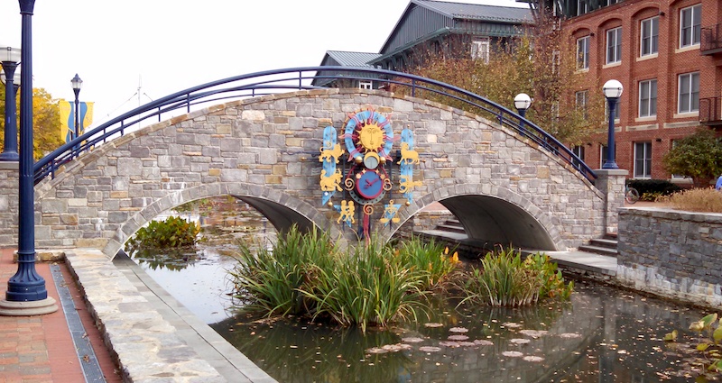 bridge over carroll creek park frederick maryland