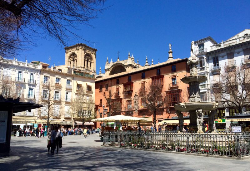 Plaza de bib-rambla Granada spain