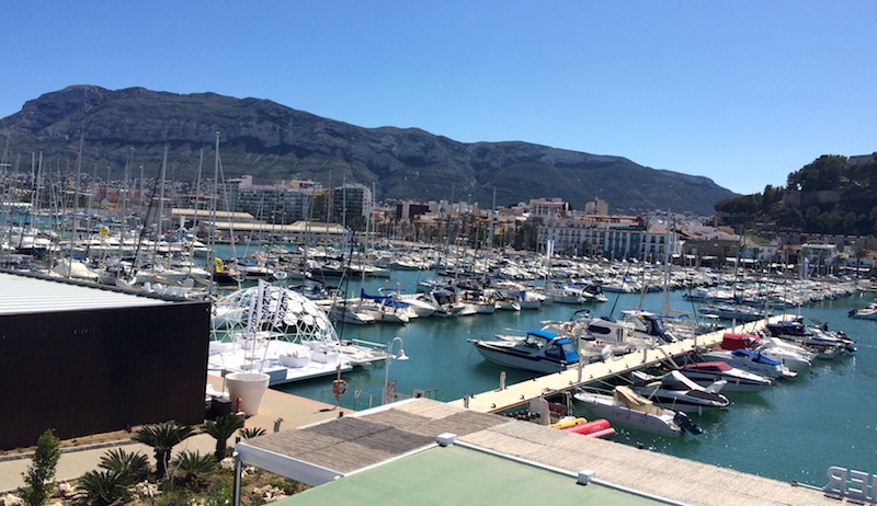 view of denia port spain