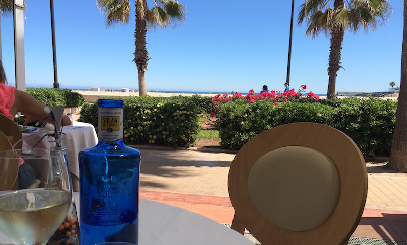 beach view la marcelina valencia spain