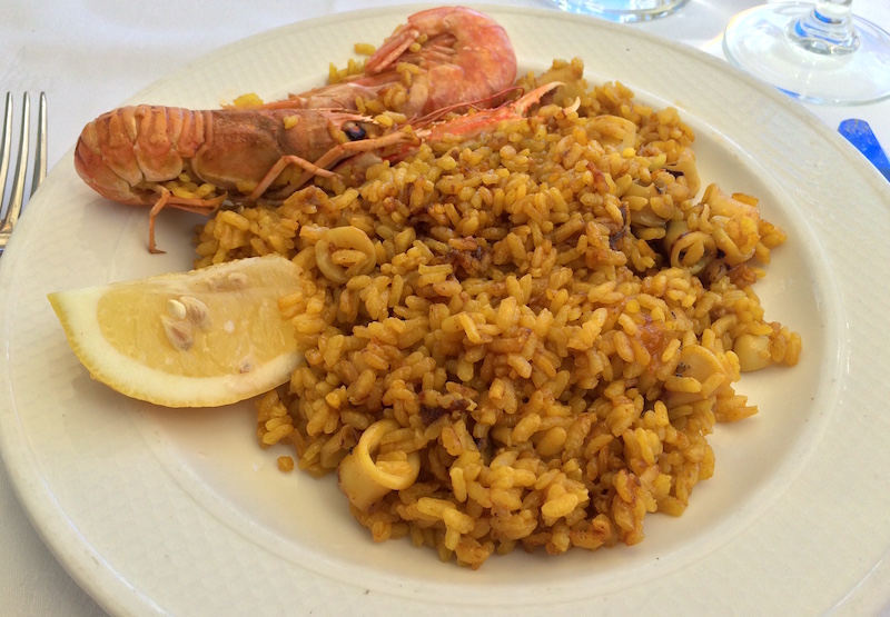 seafood paella valencia spain