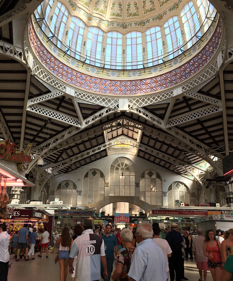 glass iron dome valencia spain market
