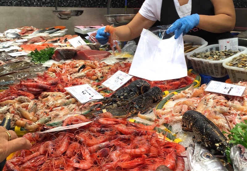 Mariscos A La Plancha, Catalan-style