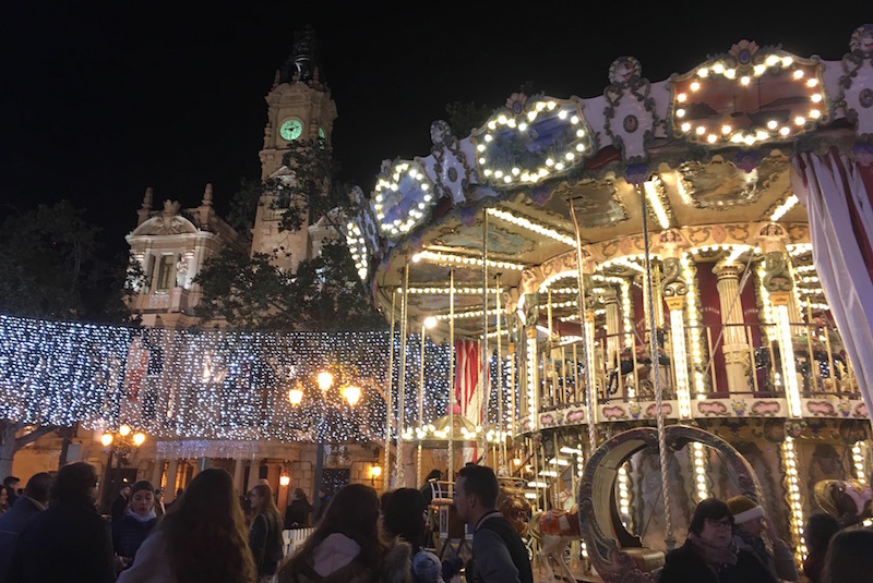 Christmas Carousel Ayuntamiento Valencia