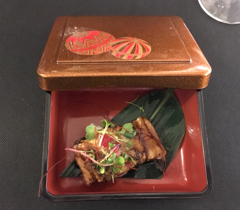 Anguila nigiri Kamon Valencia Spain