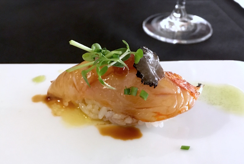 Salmonete nigiri Kamon Valencia Spain