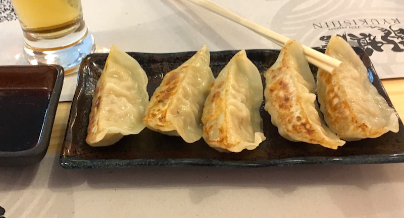 Gyoza dumplings with pork Ryukishin Valencia