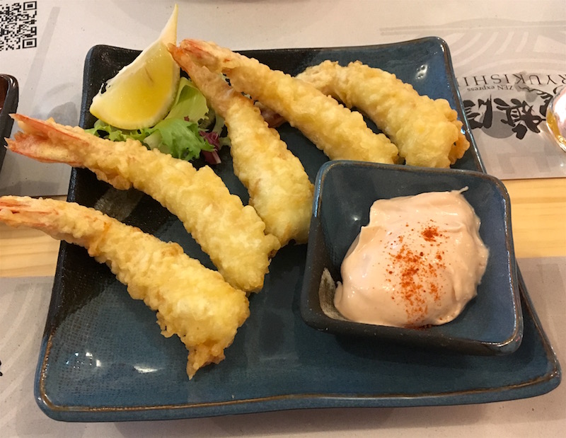 Gambas fritas Ryukishin Valencia