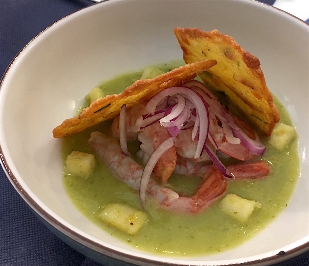 Shrimp aguachile crudo bar valencia spain