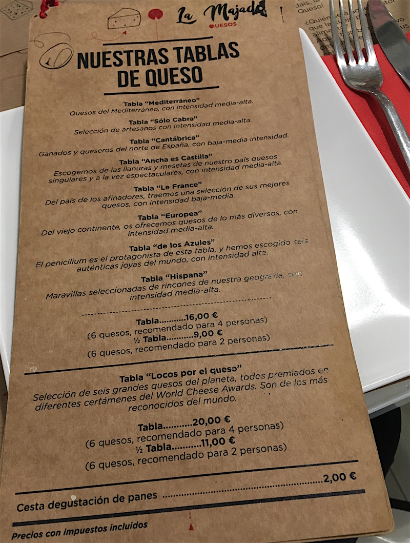 La Majada-cheese-plates-menu