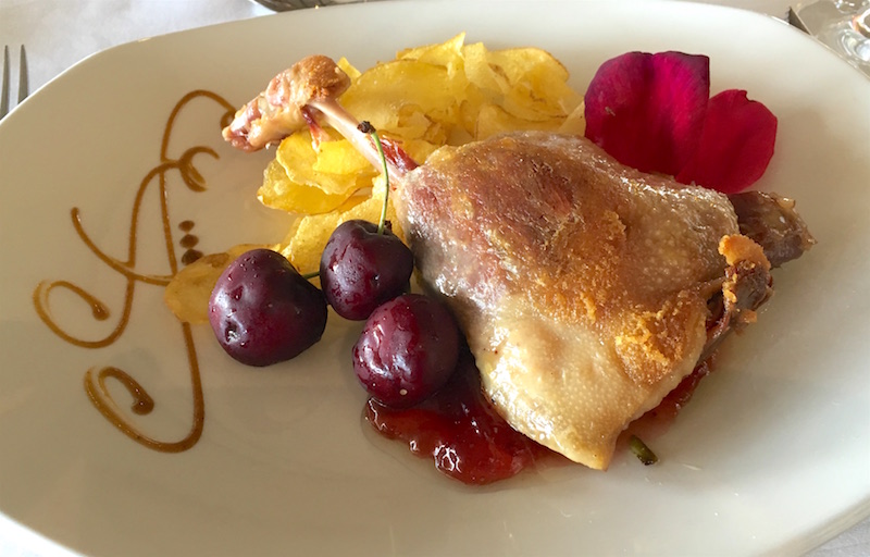 duck confit El Mirador de Sagunto