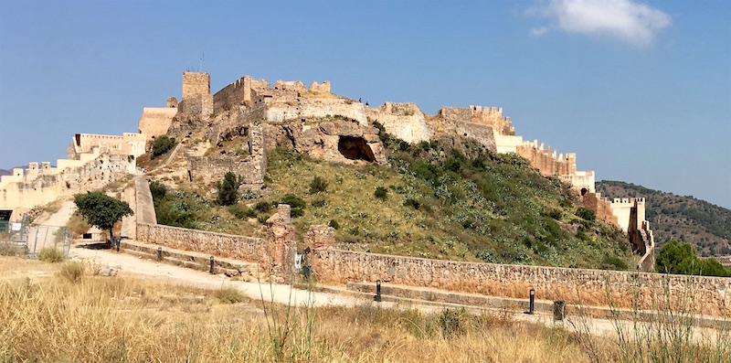 Castle overlooking Sagunto Spain Valencia