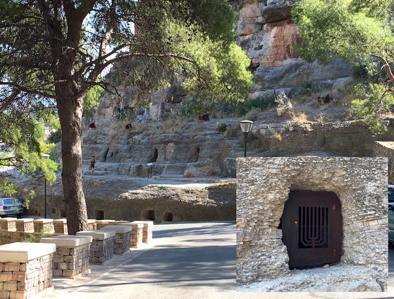 Jewish cemetery hypogenous tomb Sagunto Spain