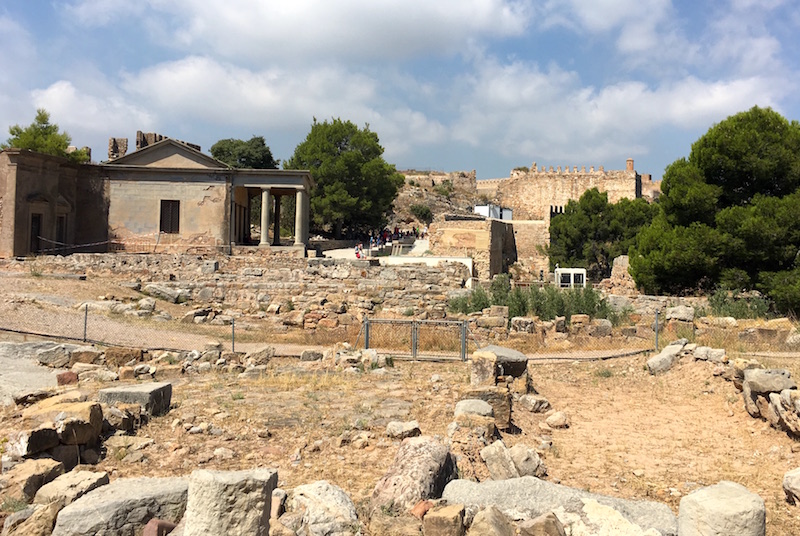 Plaza de Armas Sagunto Castle Spain