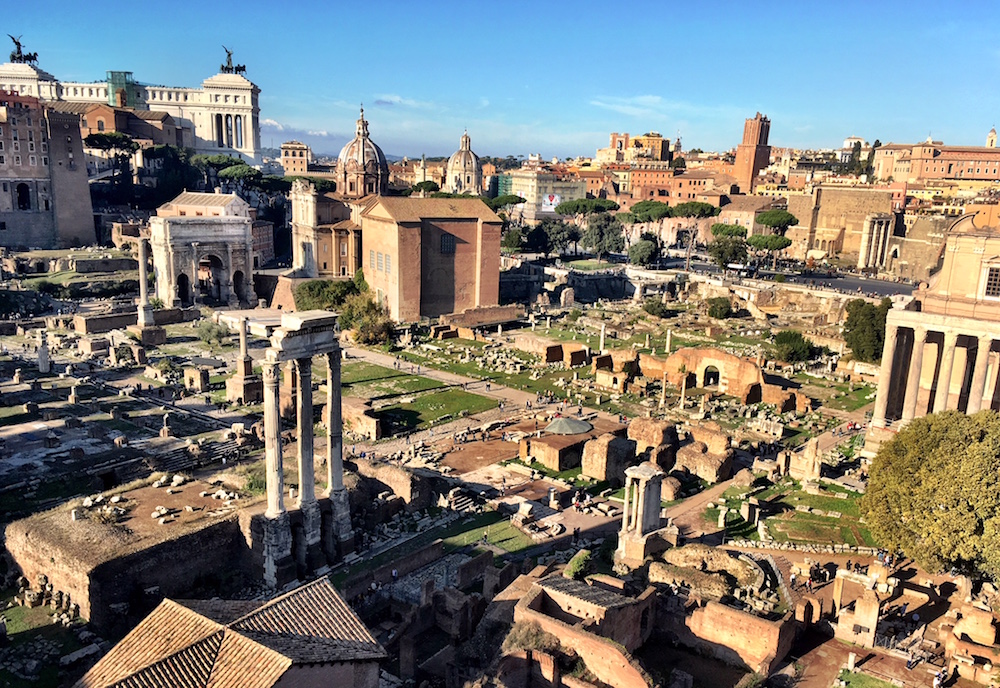 Roman Forum Palatine Hill Rome Italy