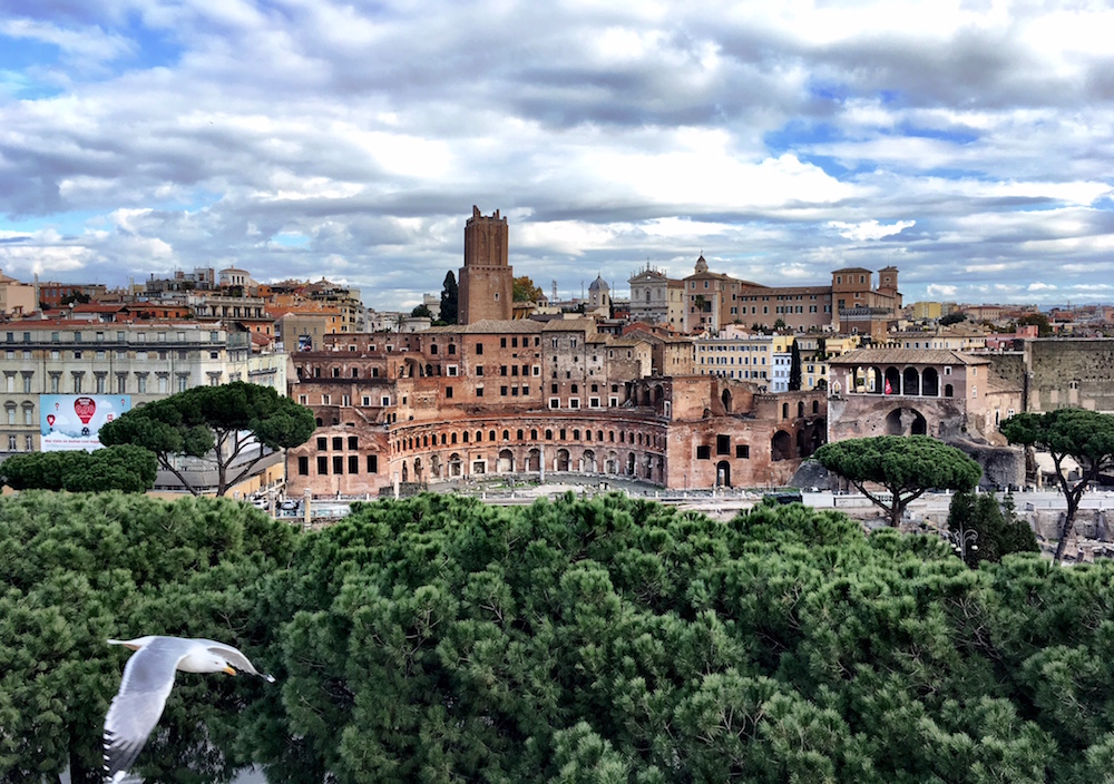 View over Rome Italy