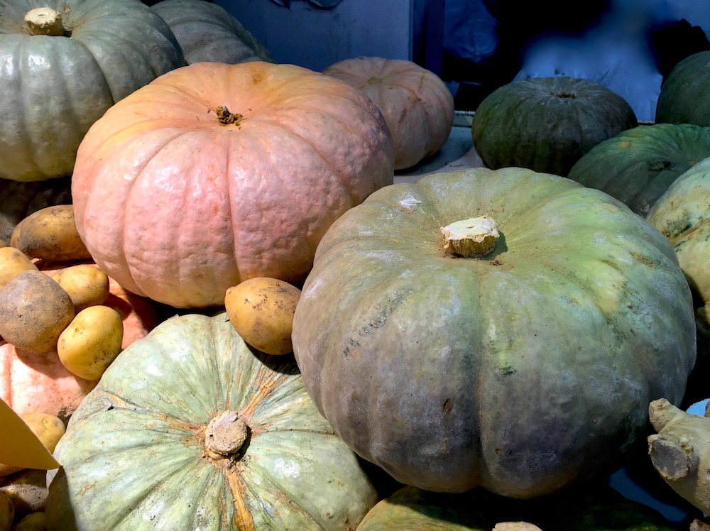 Calabaza Dulce Sweet Pumpkin Valencia Spain Market