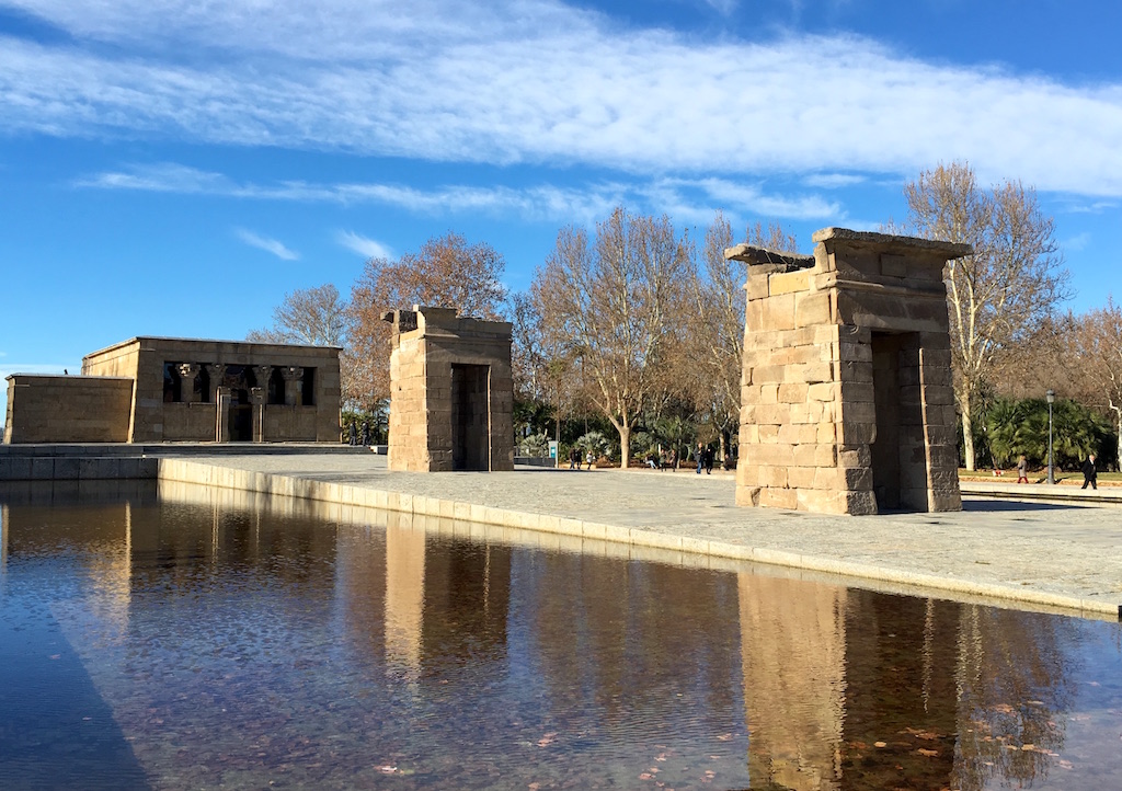 Templo de Debod Egyptian temple madrid spain