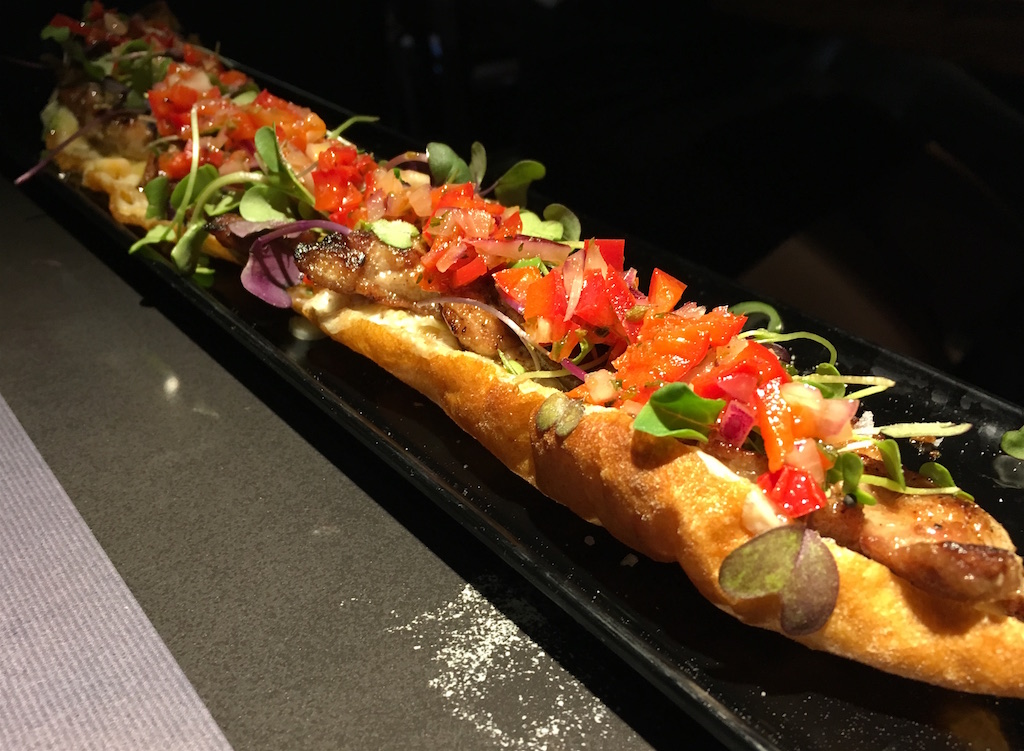 Sweetbreads bruschetta Juana La Loca Madrid