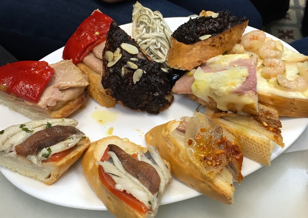 Tostas tapas Los Gatos Madrid