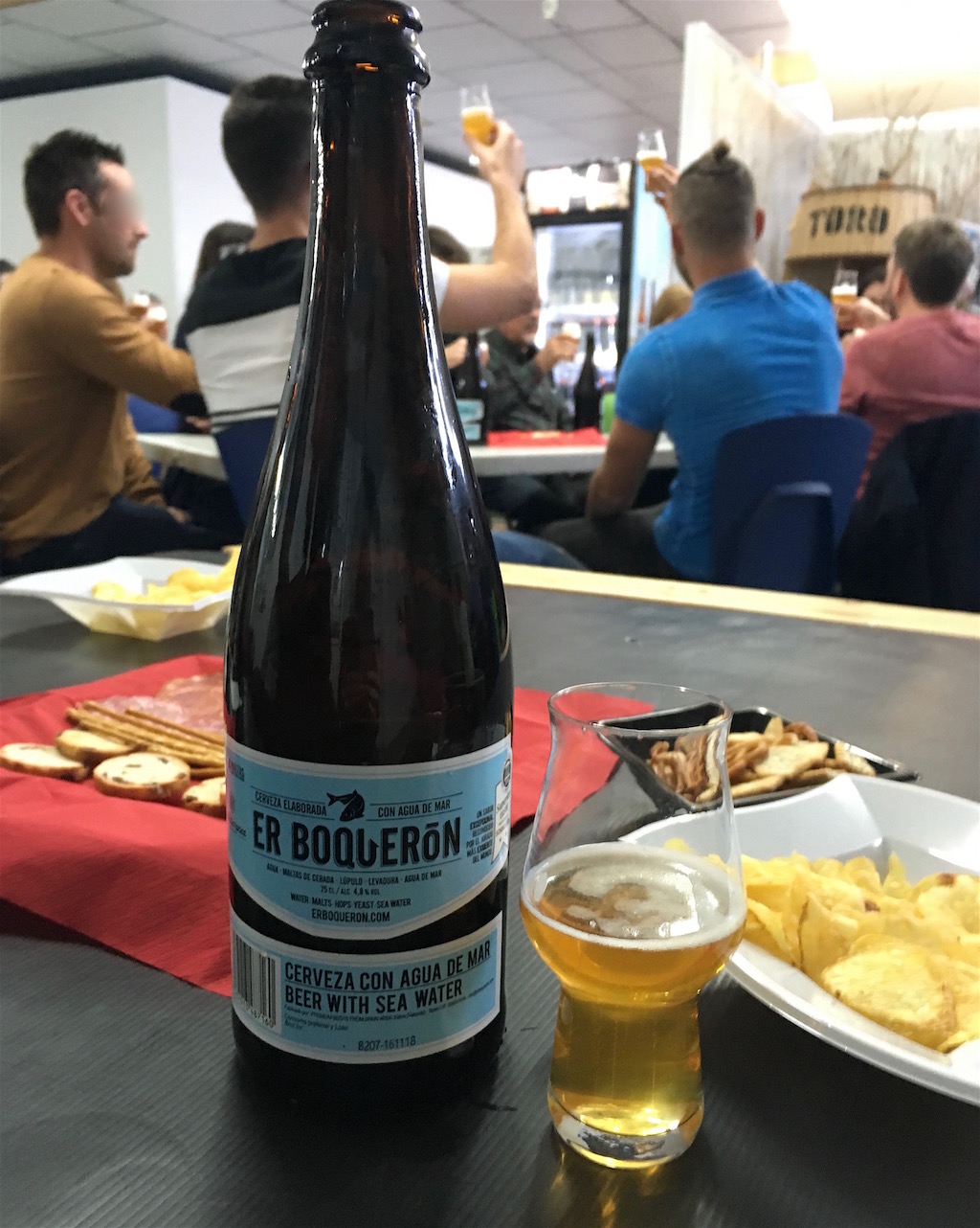 Er Boqueron cerveza tasting