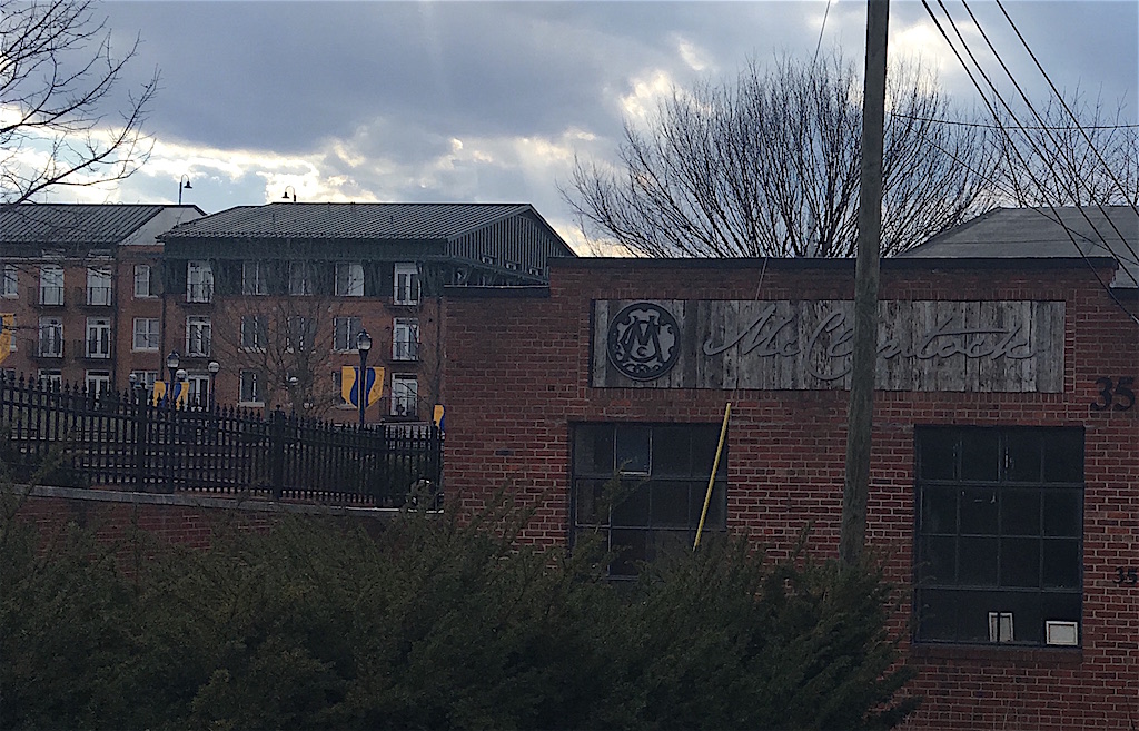 McClintock Distillery building Carroll Creek Frederick Maryland