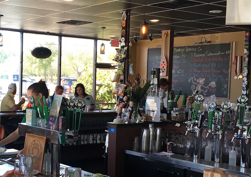 Mash Monkeys Brewing Company bar