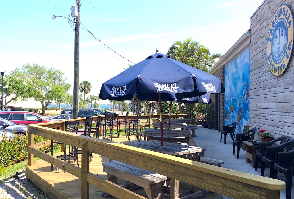 Pareidolia Brewing deck Indian River Florida