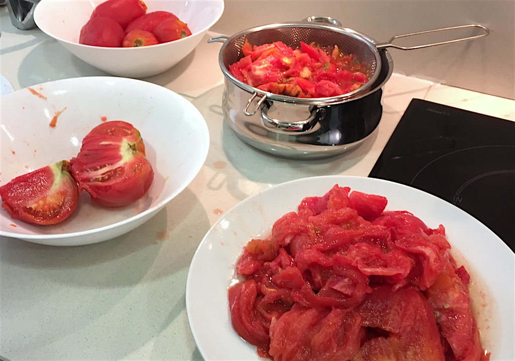 blanched peeled tomatoes