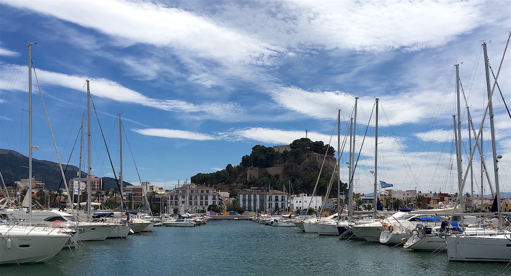 Denia Castle and Marina Alicante Spain