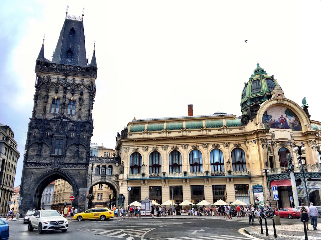 Prague powder tower municipal house