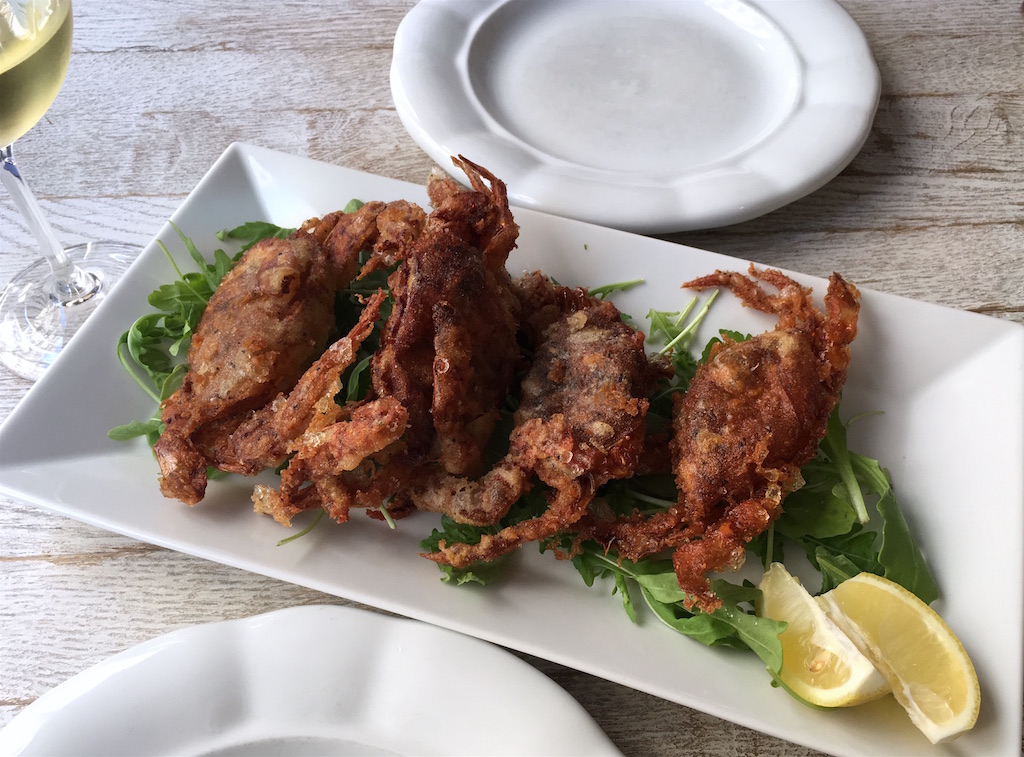 fried soft shell crabs blue fjord market prague