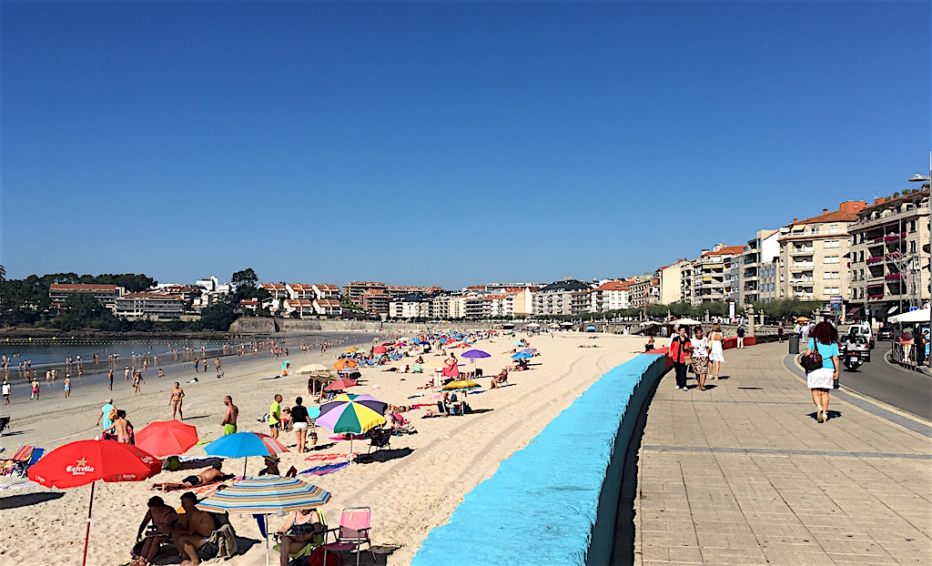 Silgar beach sanxenxo spain