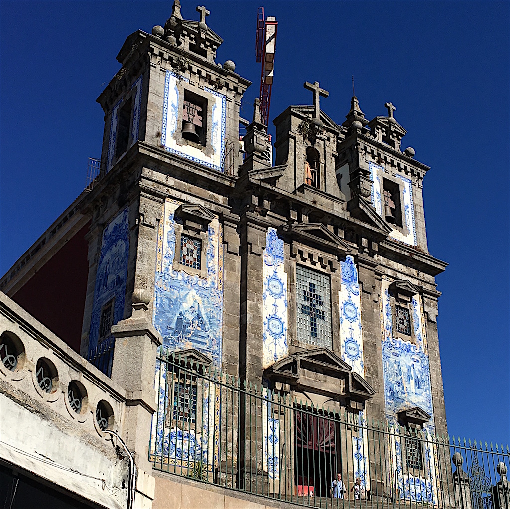 Church Santo Ildefonso Portuguese tiles