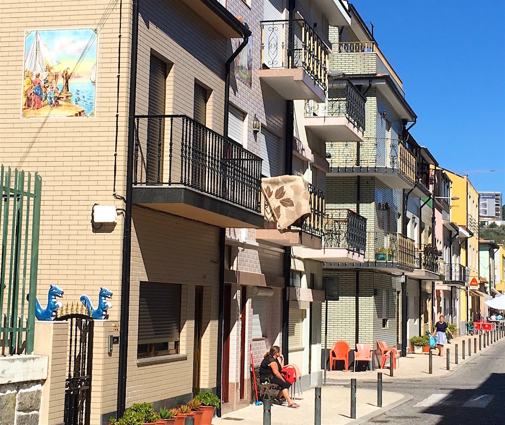Afurada street Portugal