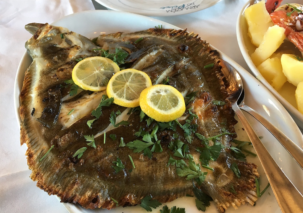 grilled turbot rodovallho Armezem do Peixe Portugal