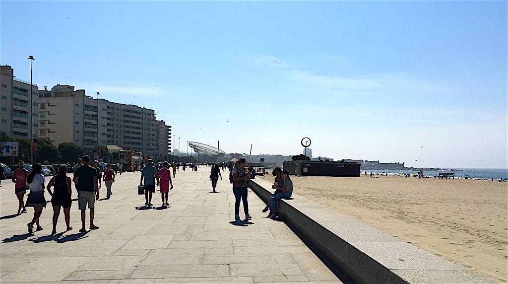 Beach Praia de Matosinhos promenade portugal