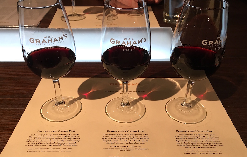 grahams super premium vintage port tasting