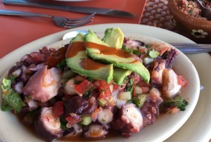 octopus ceviche marios mariscos SMA mexico