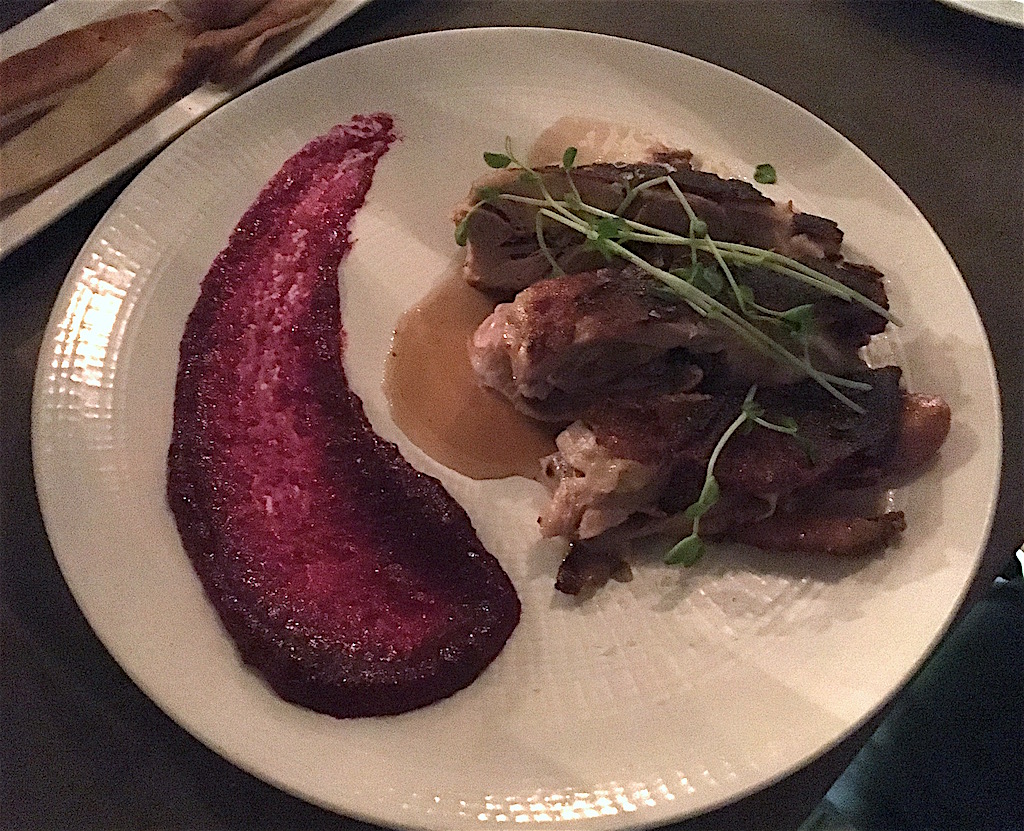 lechon pork and pear Atrio Restaurant Mexico