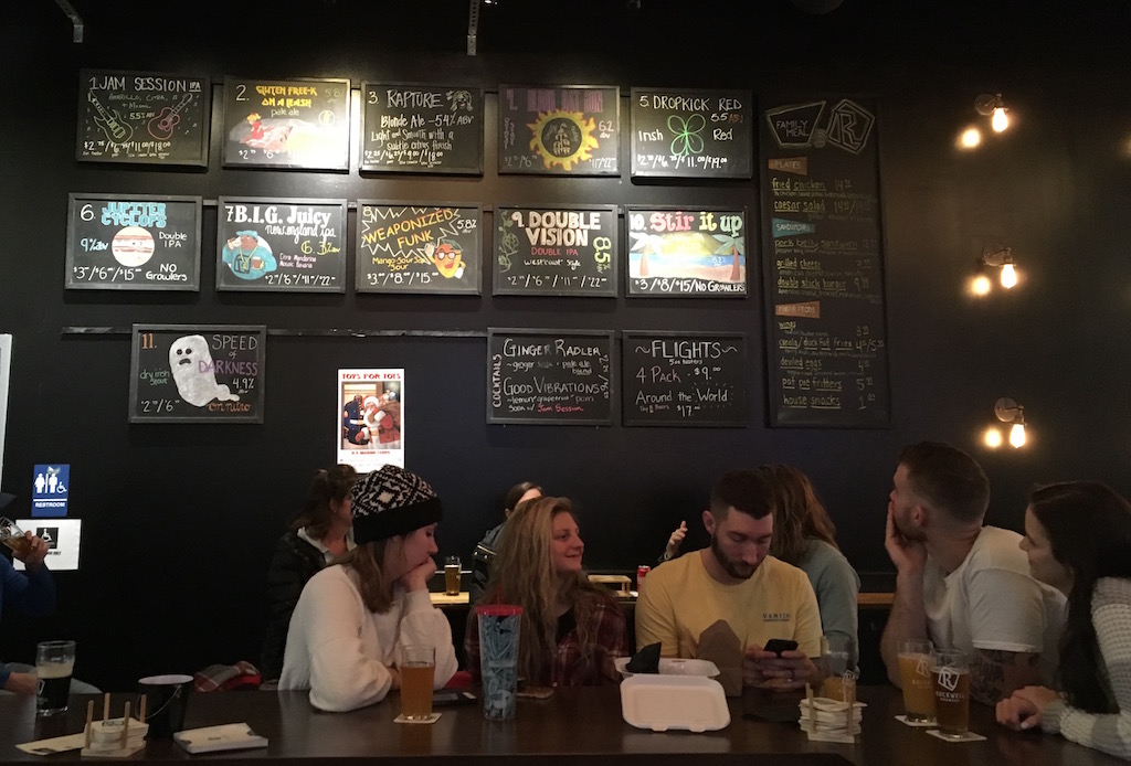 Rockwell Brewery Tap List Frederick Maryland