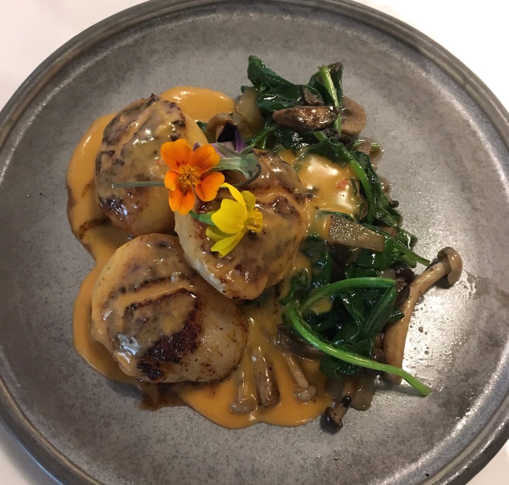 Seared scallop Tsunami tapas Frederick MD